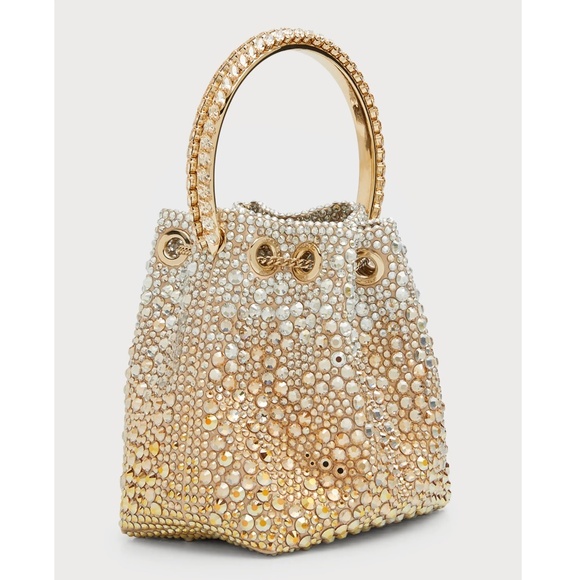 Jimmy Choo Bon Bon Gold & Silver Crystal Shoulder Bag - Picture 9 of 16